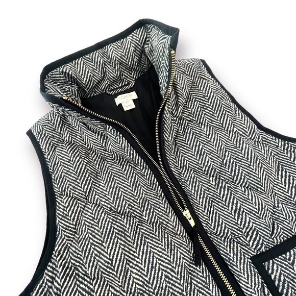 J. Crew Excursion Herringbone Puffer Vest - Picture 4 of 9